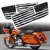 American Flag Saddle Bag Lid Decals SaddleBag Vinyl Cover Exterior