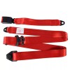 C-HORSE 2 Retractable 3 Point Safety Red Seat Belt Straps