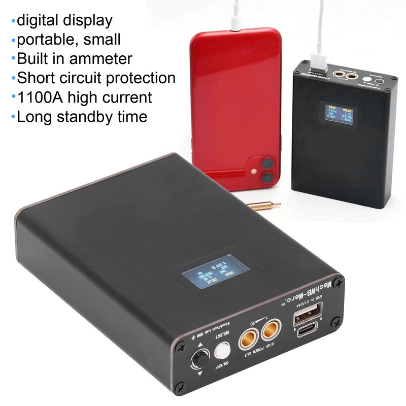 Portable Spot Welder Digital Display Long Standby Time Built in