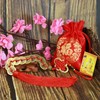 Bwinka Chinese Lucky 10 Coins Charm on Auspicious Red Cord