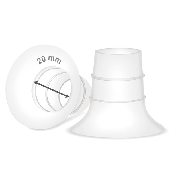 Maymom 20 mm Flange Insert Compatible with Elvie Single/Double Electric,