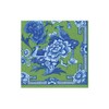 Caspari Green And Blue Plate Boxed Cocktail Napkins - 40