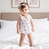 KMBANGI Newborn Baby Girl Summer Outfit Sleeveless Halter Frill Cherry
