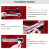 SQQP Door Handle Cover & Tailgate Handle Cover Inserts, 5Pcs