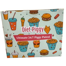 Diabolical DP1317 Diet Pig - Funny Gifts for Women, Novelty Kitchen Gadgets for Home, Gag Gifts Secret Santa for Work Colleagues, Presents for Foodies, Funny Chef Gifts