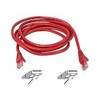 Belkin 7ft 10/100BT Fastcat5 E Utp Patch RJ45M/RJ45M Snagless Red