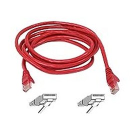 Belkin 7ft 10/100BT Fastcat5 E Utp Patch RJ45M/RJ45M Snagless Red