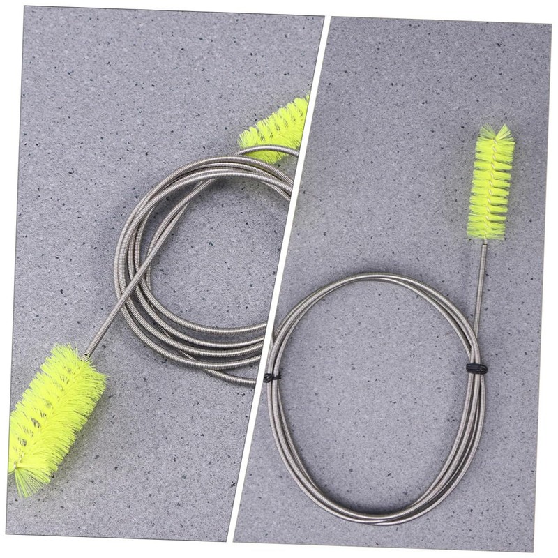 CHILDWEET 2Pcs Double Ended Hose Cleaning Brush Flexible Aquarium Brush