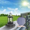 LED Solar Rotating Lighthouse Light Solar Garden Lights Outdoor Garden