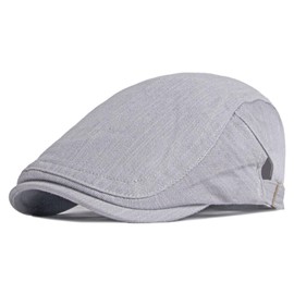 FREESE Men's Hunting Hat, Lightweight, UV Protection, 100% Cotton, All Seasons, Solid, gray