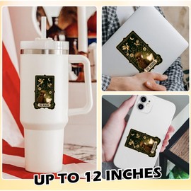 The Reader Tarot Card Vinatge Sticker Fantasy Reading Book Lovers Smut Readers Bookworm Librarian Decal Waterproof Vinyl Decal for Water Bottles Tumbler Laptop Hard Hat Car Kindle Gifts for Girl Boy