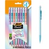BIC Xtra-Smooth Pastel Mechanical Pencils with Erasers, Medium Point (0.7mm),