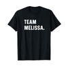 Team Melissa T-Shirt, black