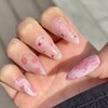 Spring Smell Handmade Nail Tips - Coffin / 봄내음 수제네일팁
