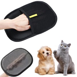 Pet Hair Remover Glove Set, 2 Pieces - Double Sided Hair Removal Glove for Dogs & Cats, Removes Hair from Carpets, Sofas and Car Seats
