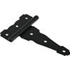 Hardware Essentials 853357 Black Reversible Ornamental T-Hinges (4") - 2