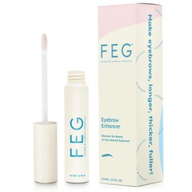 FEG Eyebrow Eye Brow Growth Length Thickness Darkness Enhancer Serum 100% Natural by FEG