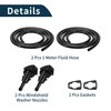 TUCKBOLD Washer Nozzle Fits Jeep Patriot 2009-2017 Front Black Window