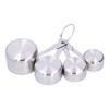 4PCS/Set Stainless Steel Measuring Cup Kitchen Measuring Spoon with Scale