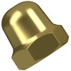 M8 Brass Hexagon Domed Cap Nuts Fit Screws Bolts DIN