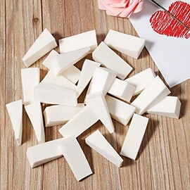 25 esponjas de maquillaje, mini aplicadores, cuñas, cosméticos, herramienta impecable para base de maquillaje facial
