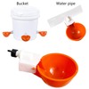 Fayemint Pack of 6 Chicken Drinkers, Automatic Poultry Drinkers, Plastic
