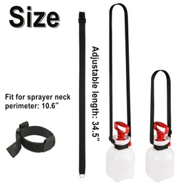 Homakover Shoulder Strap for Garden Sprayer Gallon Lawn Pump Sprayer, Sprayer Replacement Adjustable Straps, Wearable Garden Water Spray Bottle Shoulder Strap for Gardening Agricultural