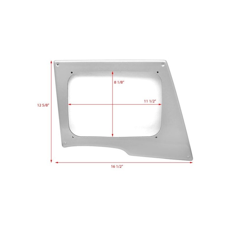 Boat Blank Chartplotter Panel 7202420B | 620/21 Grey HDS-10
