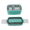 Lunch Box Double Layer Microwave Safe Leakage Proof Stainless Steel