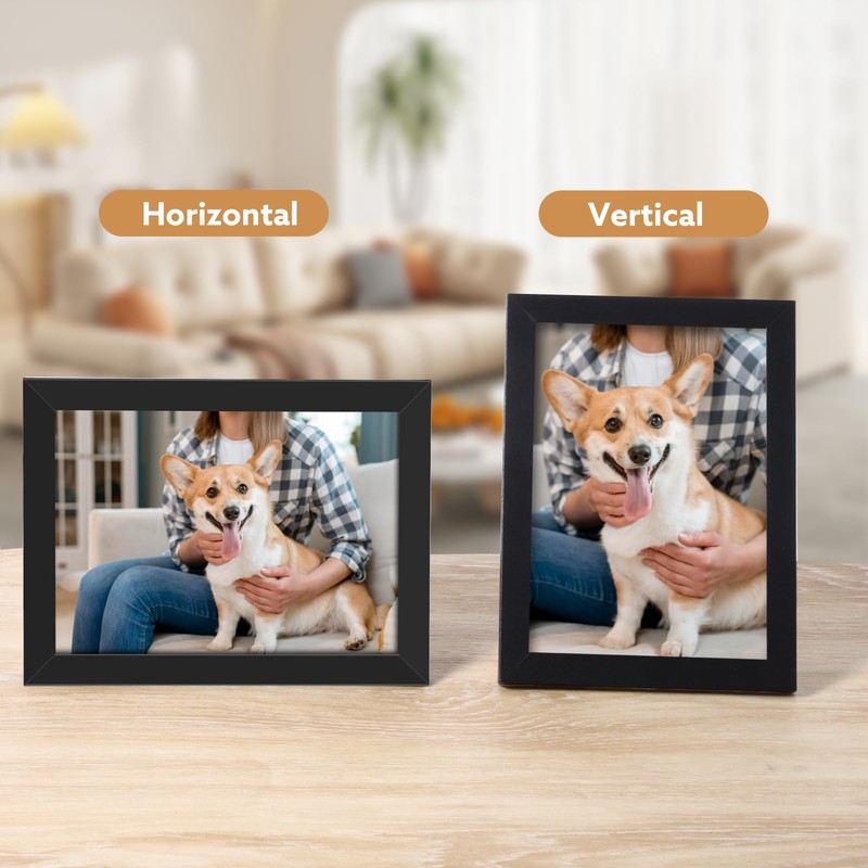 4 Pack Picture Frame, A5 Photo Frames Tabletop and Wall