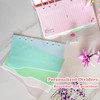 DY.2ten 16 Sheets/4 Sets Folder Dividers A6 6 Holes Plastic