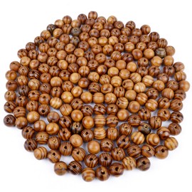 BronaGrand 200pcs 12mm Wood Round Bead Natural Wood Spacer Beads Wooden Beads for Jewelry Making DIY