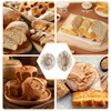Set of 4 Proofing Baskets for Bread, 25 cm Linen
