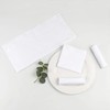 Fitstyle 100% Cotton Men's White Stripe Handkerchief 6 Pieces (White