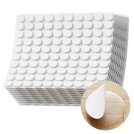 CLKE 1000 Sticky Dots Double Sided 10mm Double Sided Clear Round Double Sided Small Round No Trace for Crafts Decoration