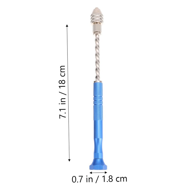 Gadpiparty 5 Sets Hand Drill Pin Vise Hand Drills for