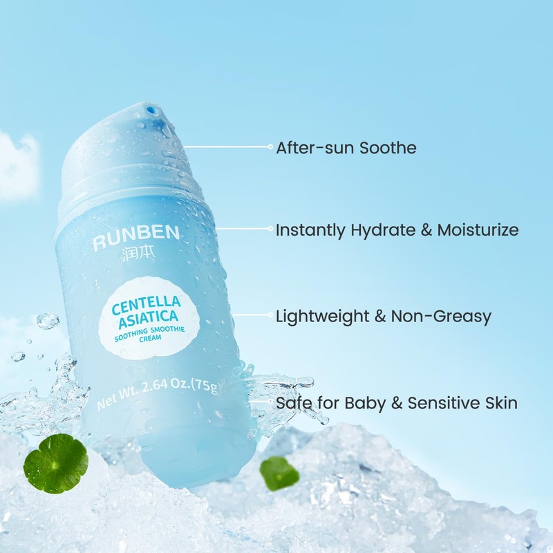 RUNBEN Centella Asiatica Soothing Smoothie Cream