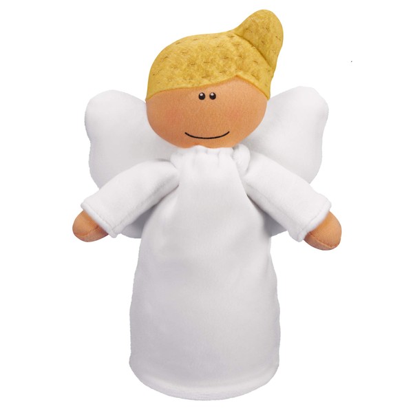 The Angel Gift Angel Plush Doll Guardian Angel Prayer Doll Baptism Gift for Boys and Girls Christian Baby Gift Cute Doll Angel Toy - Girl, Faith