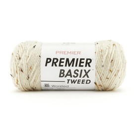 PREMIER YARNS Yarn Basix TWEE, Cream Tweed