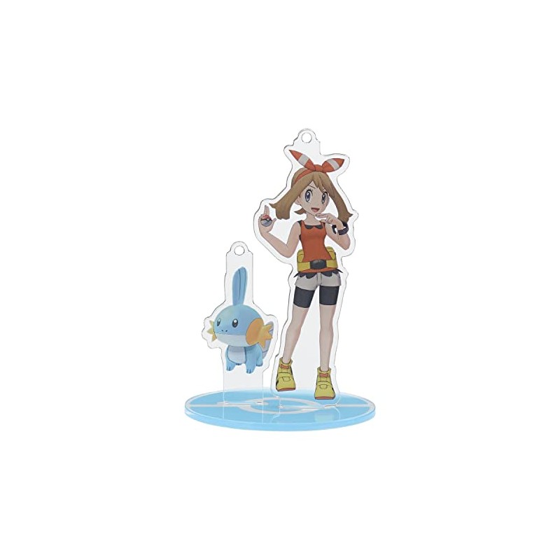 Pokemon Center Original Acrylic Stand Key Chain TRAINERS Salon!! Haruka