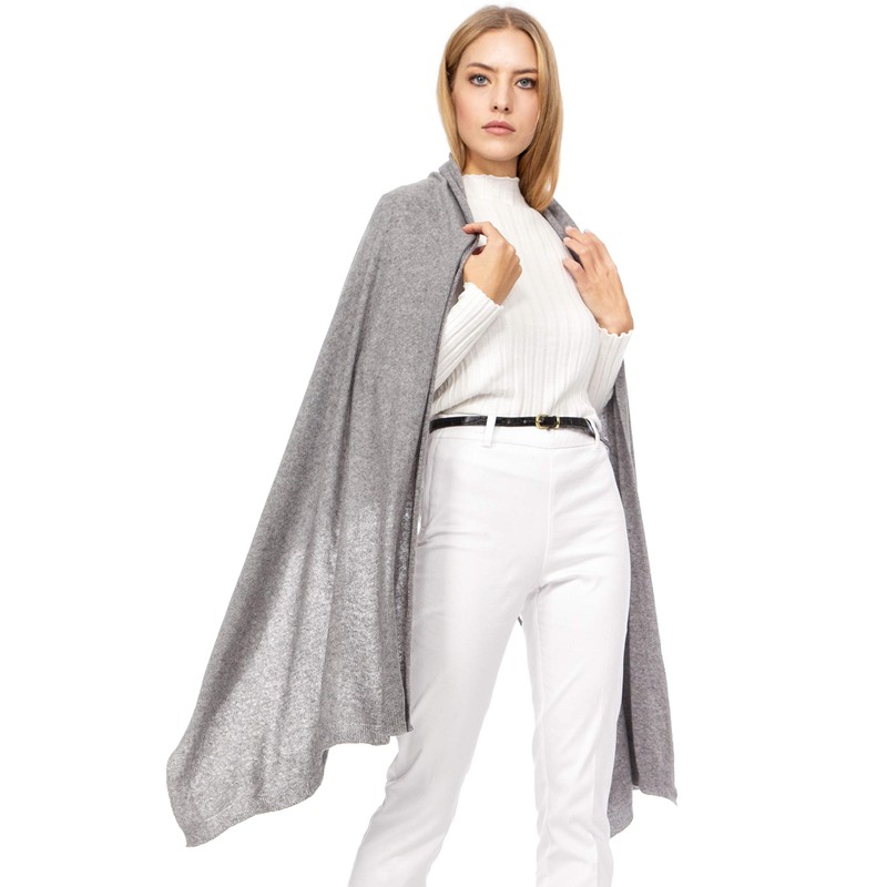 Marine Cashmere - Cashmere Blend Stole for Women, Delicate and