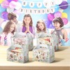 BBNEWPARTY 12Pcs Whimsical/Fairy Theme Party Favor Boxes - Rectangular, Snap