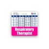 Respiratory Therapist Badge Buddy Horizontal w/Height & Weight Conversion Charts