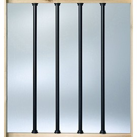Deckorators Aluminum 32" Balusters - Black - 10 Pack (Deckorators DB53213)