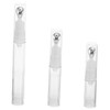 TOVINANNA 3pcs Empty Eye Cream Bottles Travel Airless Pumps Zinc
