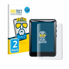 BROTECT Full Cover Protective Film Matt for Zaqe MP3 Player M4 2.4 Inch (Pack of 2) - Full Screen Screen Protector Film, 3D Curved, Anti-Reflection