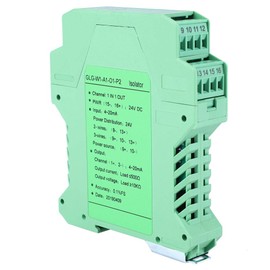 Transmitter 4-20 mA 0-10 V, DC Signal Conditioner, Measuring Transducer, Signal Converter, Current, Signal Isolator, Transmitter, One in One Output Configured, for Large (One Input and One Output