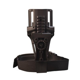 Drop Leg Adapter Adjustable Drop Leg Mount Platform Polymer Leg Shroud Adapter for Holsters and Magazine Pouches Quick Locking Gear (Black)