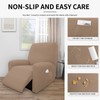 Easy-Going 4 Pieces 100% Dual Waterproof Recliner Cover Stretch Soft