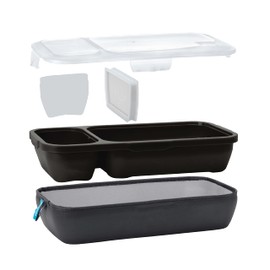 Smash Bento Switch Up Lunch Box, Black